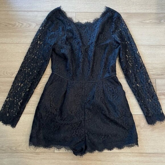 Brand New By Anthropologie Long-Sleeve Lace Playsuit - Picture 2 of 6